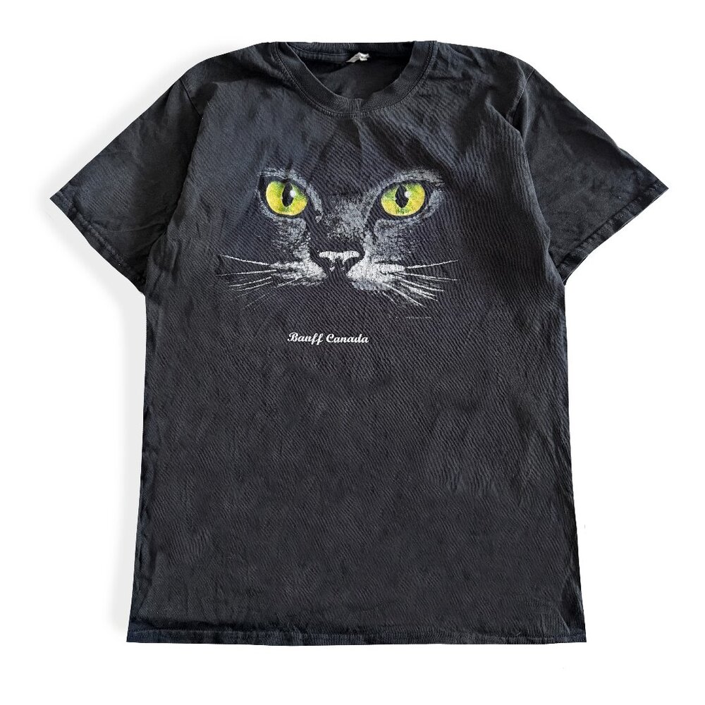 Secondhand Banff Canada, Cat Eyes / Kitten Face T-shirt